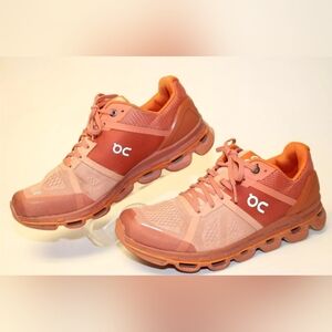 ON Cloudace Running Sneakers Blush Orange Shoes Womens 9 or Men 7.5